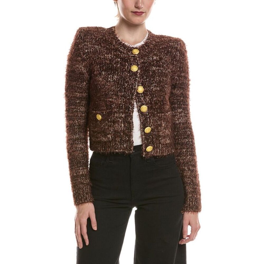 L’Agence Womens  Una Knit Cardigan